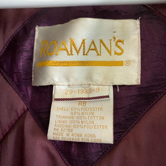 Vintage Purple & Black Coat - Picture 8 of 8